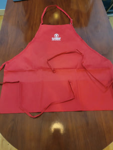 Apron, Red, KNG brand, Adjustable, logo'd